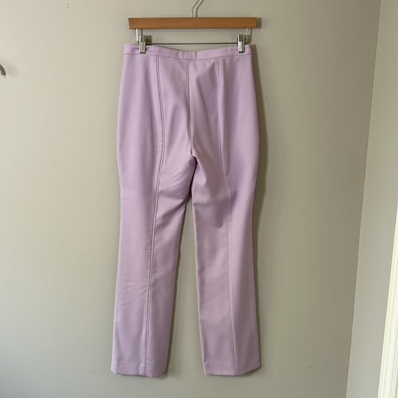 Gianni Versace Couture Wool Pant Light Purple Formal Trouser Italy Sz 42 US 6 - Picture 5 of 14